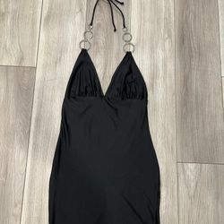 Black Halter Dress