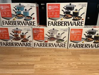 BRAND NEW 15 PIECE POT AND OAN SETS 🍳🥘.  ASST COLORS.  WAS $129.99 (SEE ADS). CLOSEOUT $60 EACH 🔥🔥🔥💥💥💥
