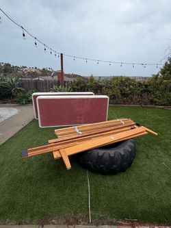 Free bed frame and box spring