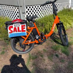 Electric Bike With 9 Miles Folding