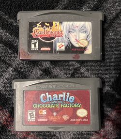 Castlevania Aria of Sorrow + Charlie & Chocolate Factory Bundle Game Set