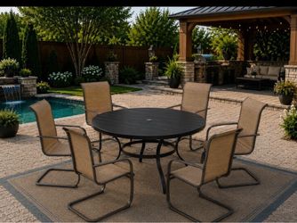 new outdoor table set