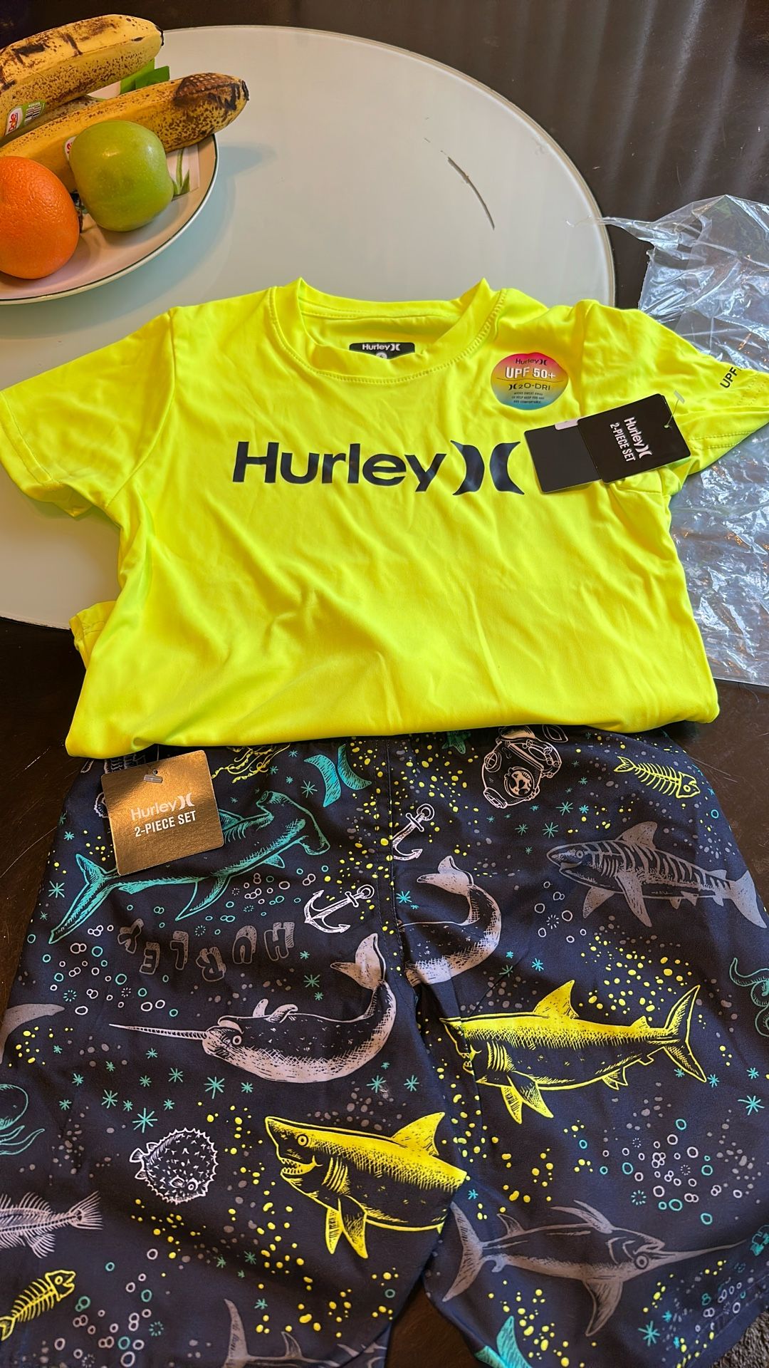 Kids Size 6 Hurley Two Piece Set New With Tags