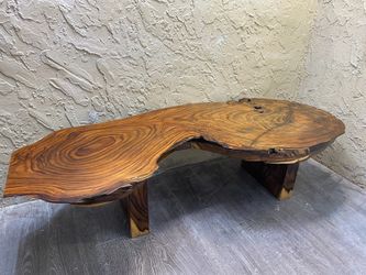 Live Edge Wood Coffee Table - Local Delivery Available for a Fee - See My Other Items 😃