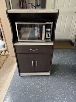 Microwave Stand - Microwave Included