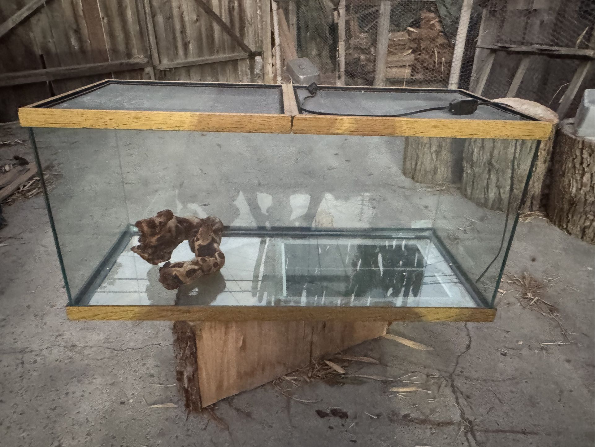 reptile animal tank aquarium approx 45 gallons