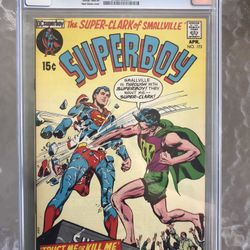 Superboy #173 (1971) CGC 9.6 — O/w to White Pgs; Neal Adams Cover; Don Rosa Col
