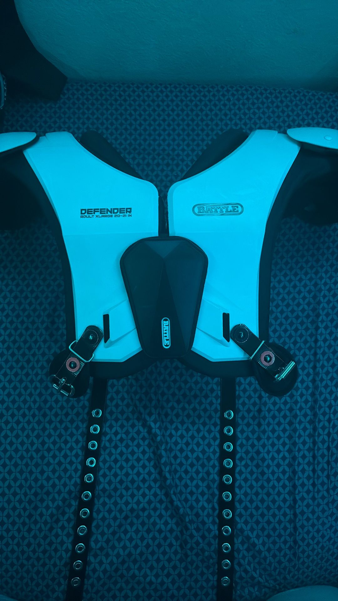 Battle Football Pads Adult XL With Backplate