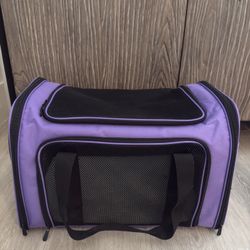 Purple Small Dog Tote
