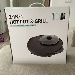 New Tomo 2 in 1 Hot Pot And Grill
