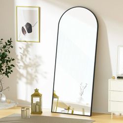 MIRROR - 70 x 32 Full Length Arch Mirror with Stand 70x32