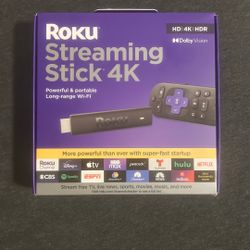 Brand New Roku Streaming Stick 4K (Dolby Vision) – Sealed