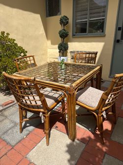 Outdoor Bamboo Small table