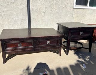 Free Solid Wood Coffee table and End tables