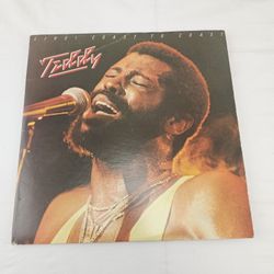 Teddy Pendergrass Teddy Live! Coast to Coast Black Vinyl LP Classic R&B Soul