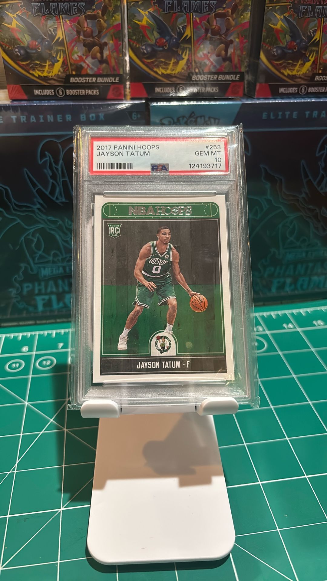 2017 Jayson Tatum Rc nba hoops #253 psa 10