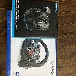 PlayStation G29 Driving Force Racing Wheel and Shifter