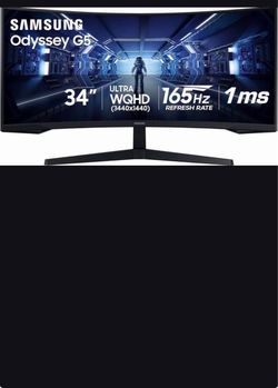 Samsung Odyssey G5 34" Curved Ultrawide Gaming Monitor | 165Hz | WQHD