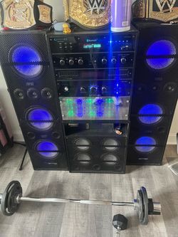 Technical Pro RKSYS3500 Full Professional 3500-Watt Bluetooth Rack System