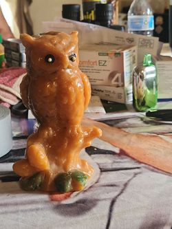 Ceramic Owl Figurine