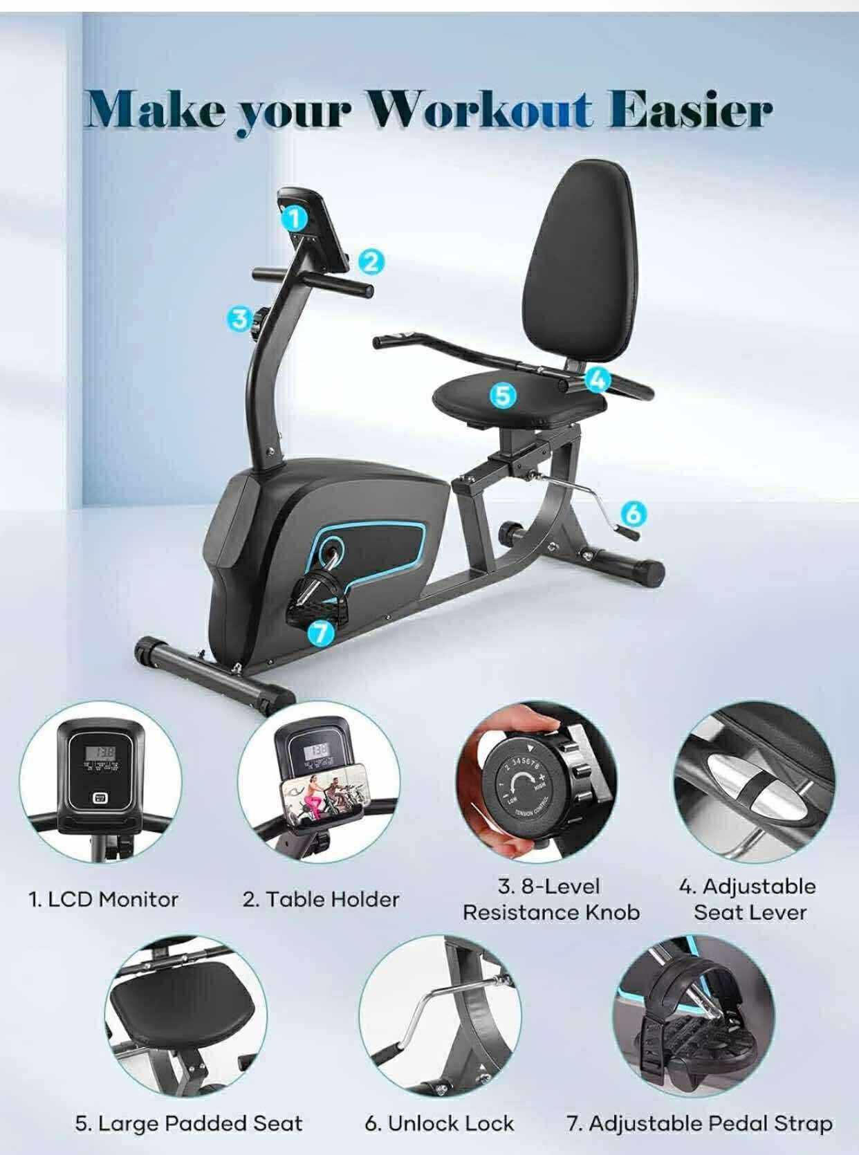 Exercise Bikes Bicycle For 300 Lb Man Recumbent Exercise Bike