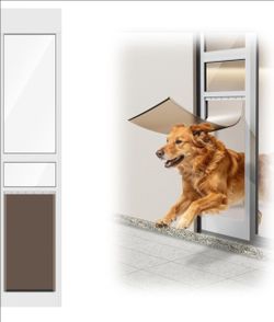 New XL Sliding Glass Door Pet Door Insert