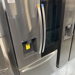 Stainless Steel 26 Cu. Ft. Smart InstaView Counter Depth French Door Refrigerator