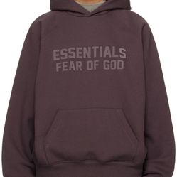 *NEW* Fear of God ESSENTIALS Plum Hoodie / Size M & Size L