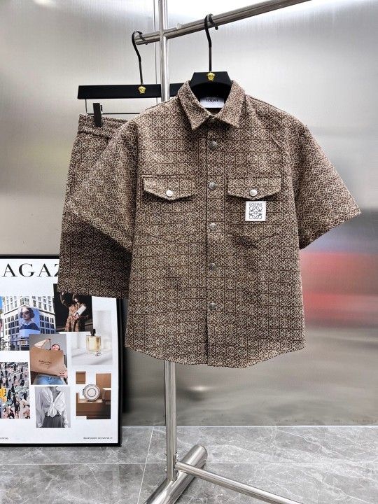 Loewe 🌟 Short sleeve shorts suit L