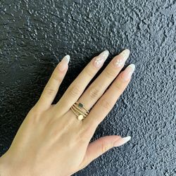 Anillo De Oro 14 K De Mujeres / Womens 14k Gold Ring 