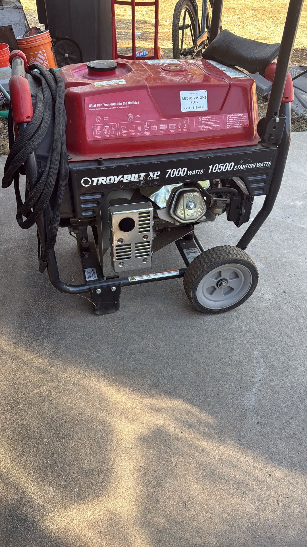Troy Bilt Generator