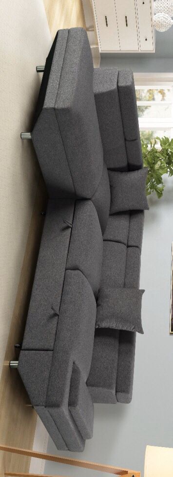 Miami - Grey Sleeper Sectional