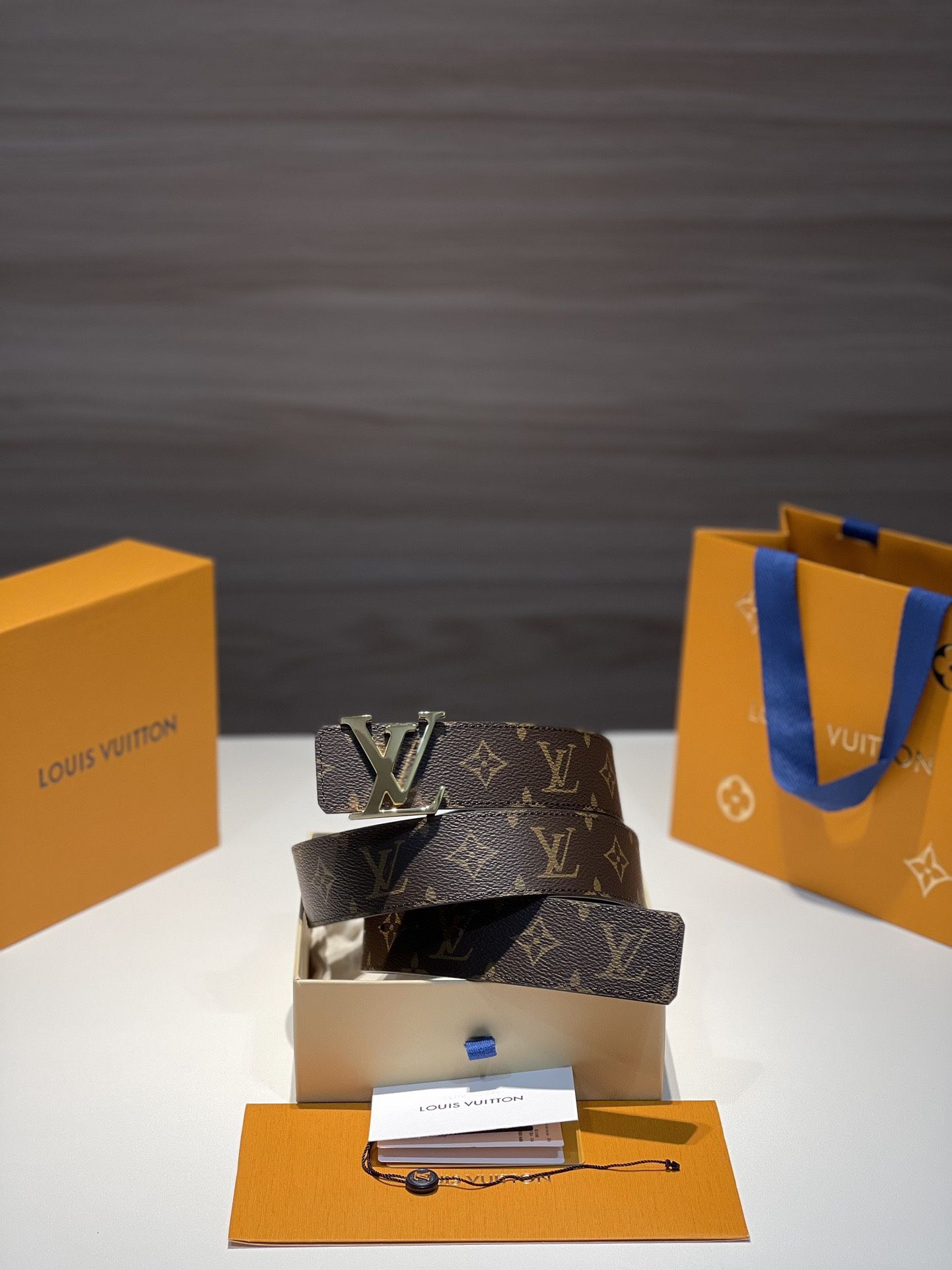 Louis Vuitton Monogram Belt – Authentic Design