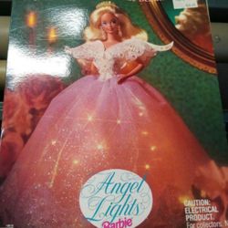 Vintage Rare Angel Lights Barbie Christmas Tree Topper