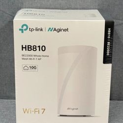 TP-Link HB810 BE22000 Whole Home Mesh Wi-Fi 7 AP White Tri-Band Router