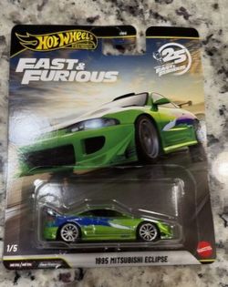 "CHASE" Hot Wheels Fast & Furious 1995 Mitsubishi Eclipse