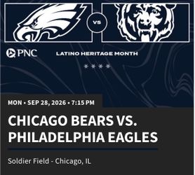 Eagles vs Bears 4 Tix