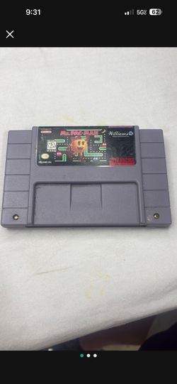 SUPER NINTENDO PAC MAN. VIDEO. JUEGO. 1991