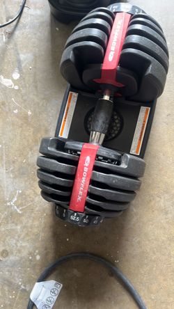 Bowflex adjustable dumbbells