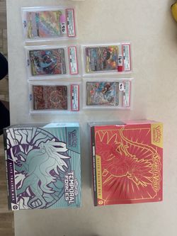 Pokémon PSA Graded Cards & Elite Trainer Boxes Lot