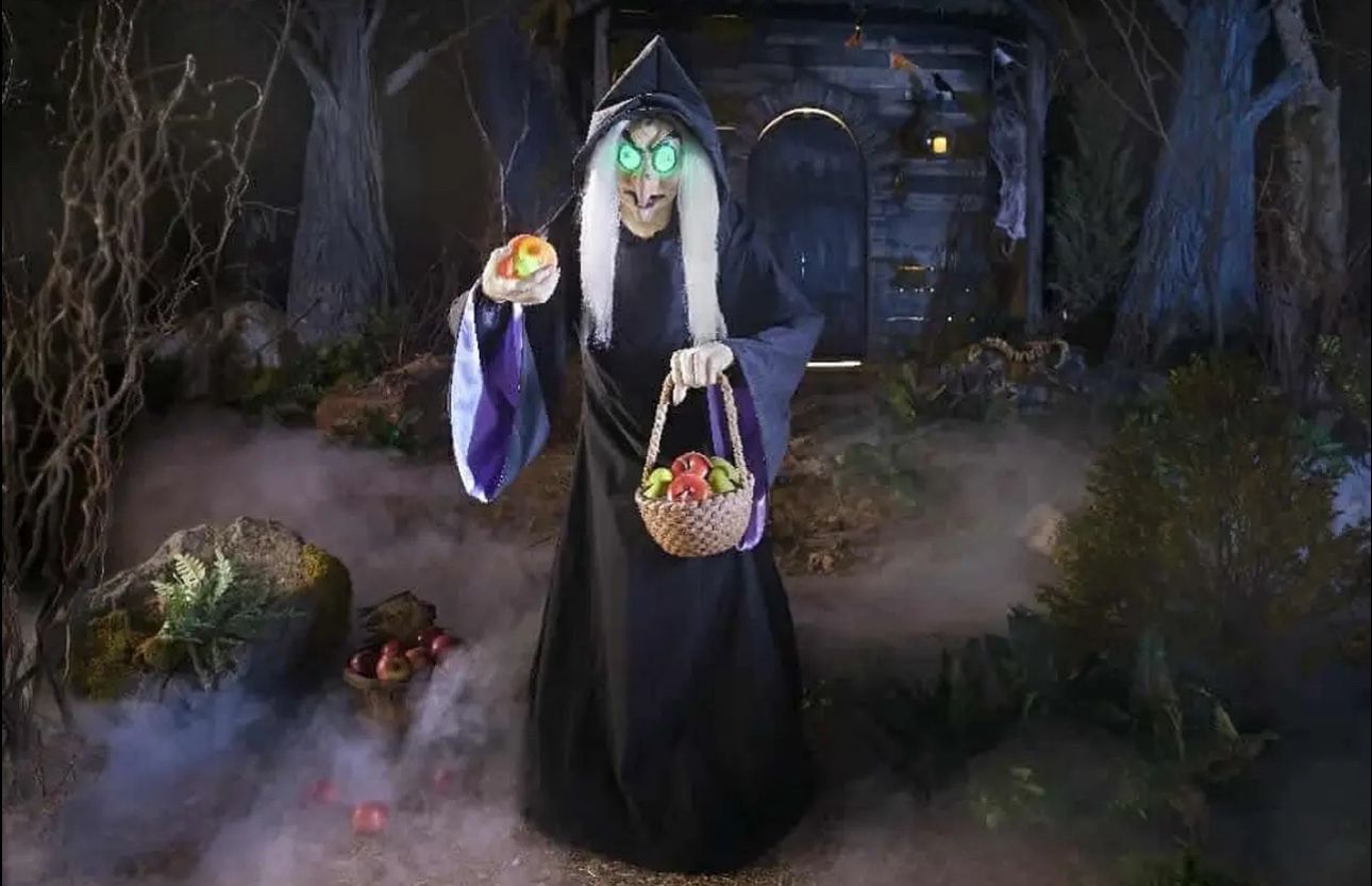 5.5 Ft Wicked Witch Animated