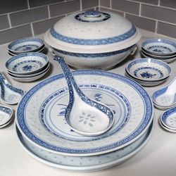 Collection Of Vintage And Antique Rice Eye 