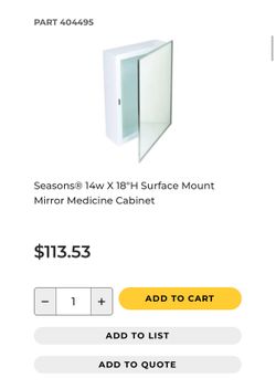 Mirror With Medicine Cabinet