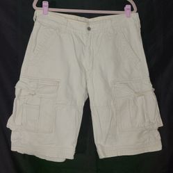 Levi's Cargo Shorts Light Beige Size 34 
