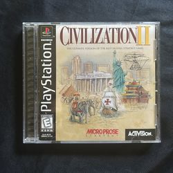 PS1- Civilization II (complete Game, Like New) 