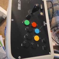 HORI XBOX FIGHT STICK EX W EXTRA JOYSTICKS.  75./OBO