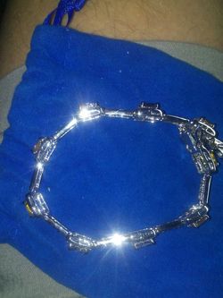Icedout bracelets sterling silver real stones.