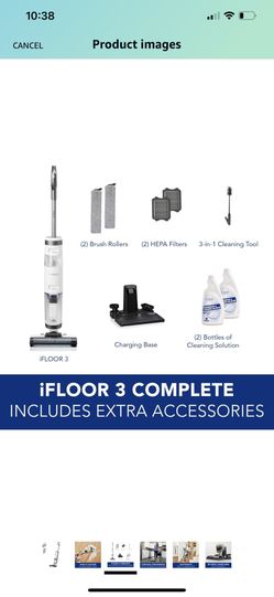 Tineco iFloor 3 Complete Cordless Wet Dry Vacuum Cleaner