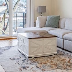 Farmhouse Coffee Table with storage