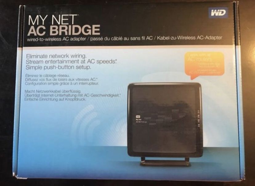 Western Digital My Net Wifi AC Ethernet Bridge